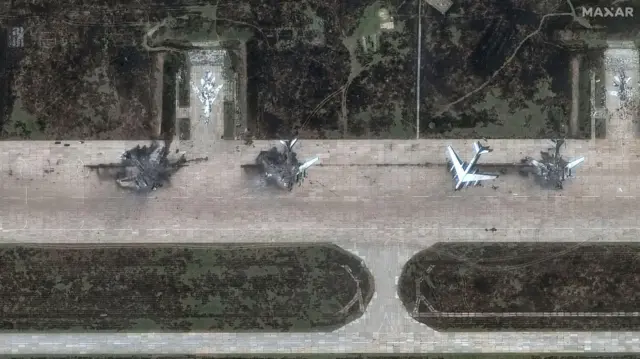 Base aérea de Belaya tras la Operación Telaraña