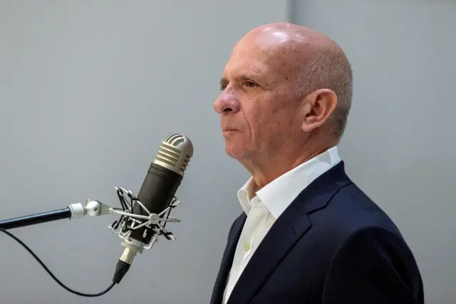 El exjefe de inteligencia venezolano Hugo Carvajal durante su audiencia de extradición a Estados Unidos en Madrid, en 2019.