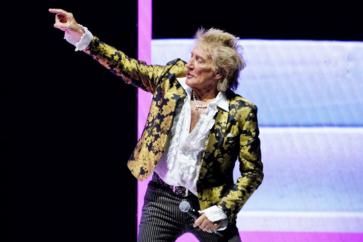 Rod Stewart en Buenos Aires. Foto Martín Bonetto