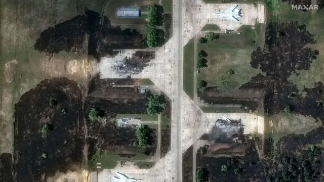 Base aérea de Belaya tras la Operación Telaraña
