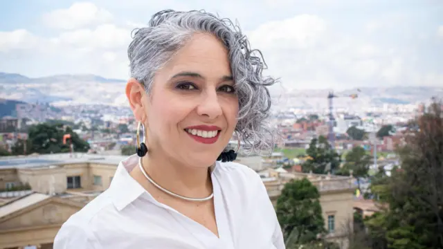La senadora María José Pizarro, en un retrato en Bogotá ofrecido a BBC Mundo a través de su equipo de prensa.