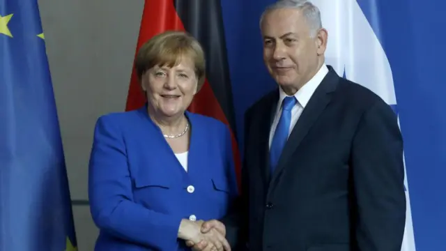 Merkel y Netanyahu