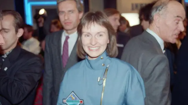 Helen Sharman en 1989.