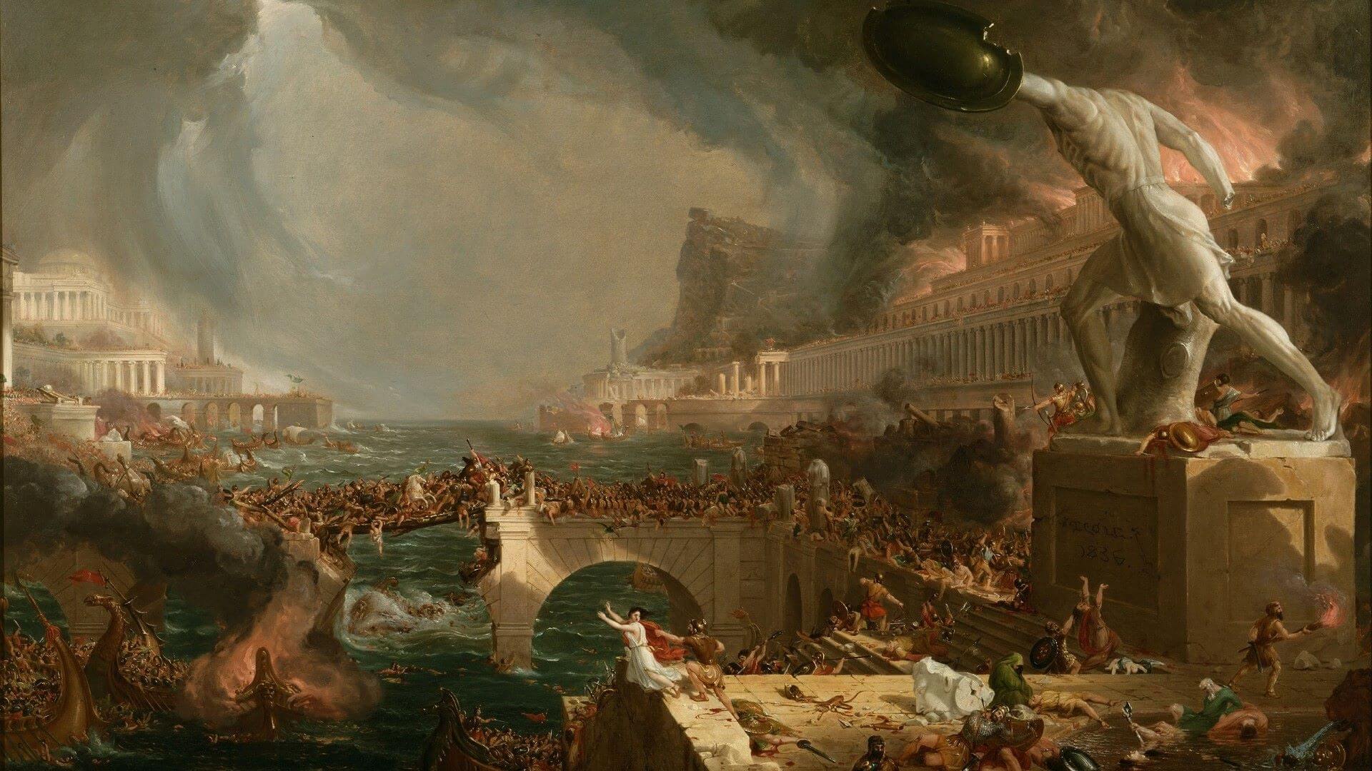 La destrucción de un imperio.
