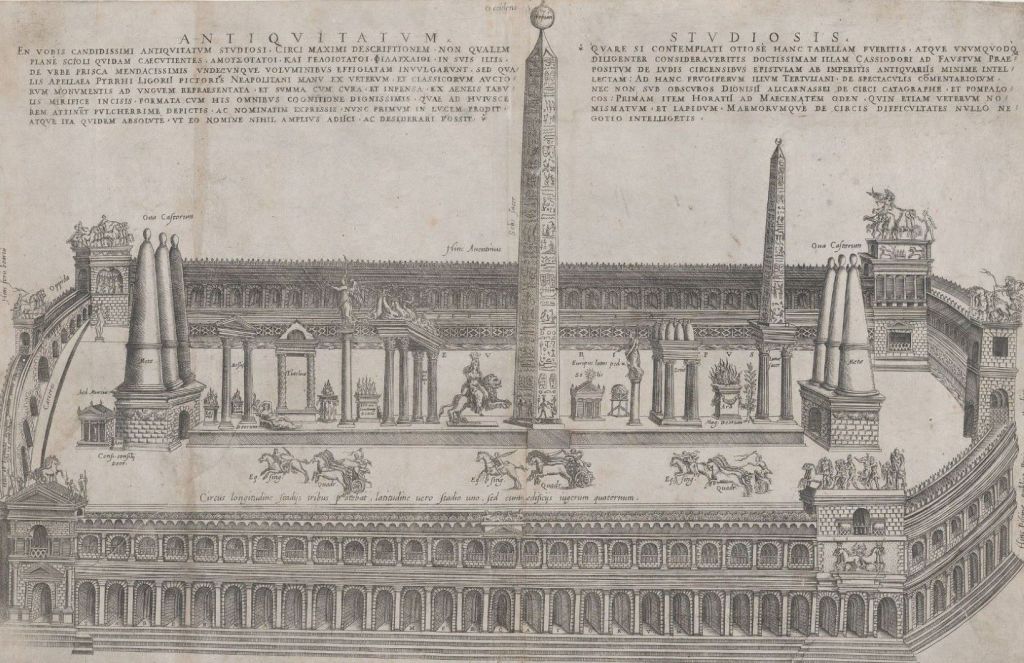 Speculum Romanae Magnificentiae Circus Maximus 1553 