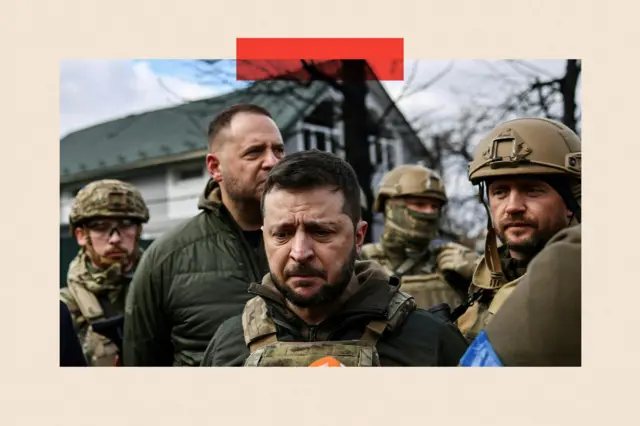 El presidente ucraniano Volodymyr Zelensky. 