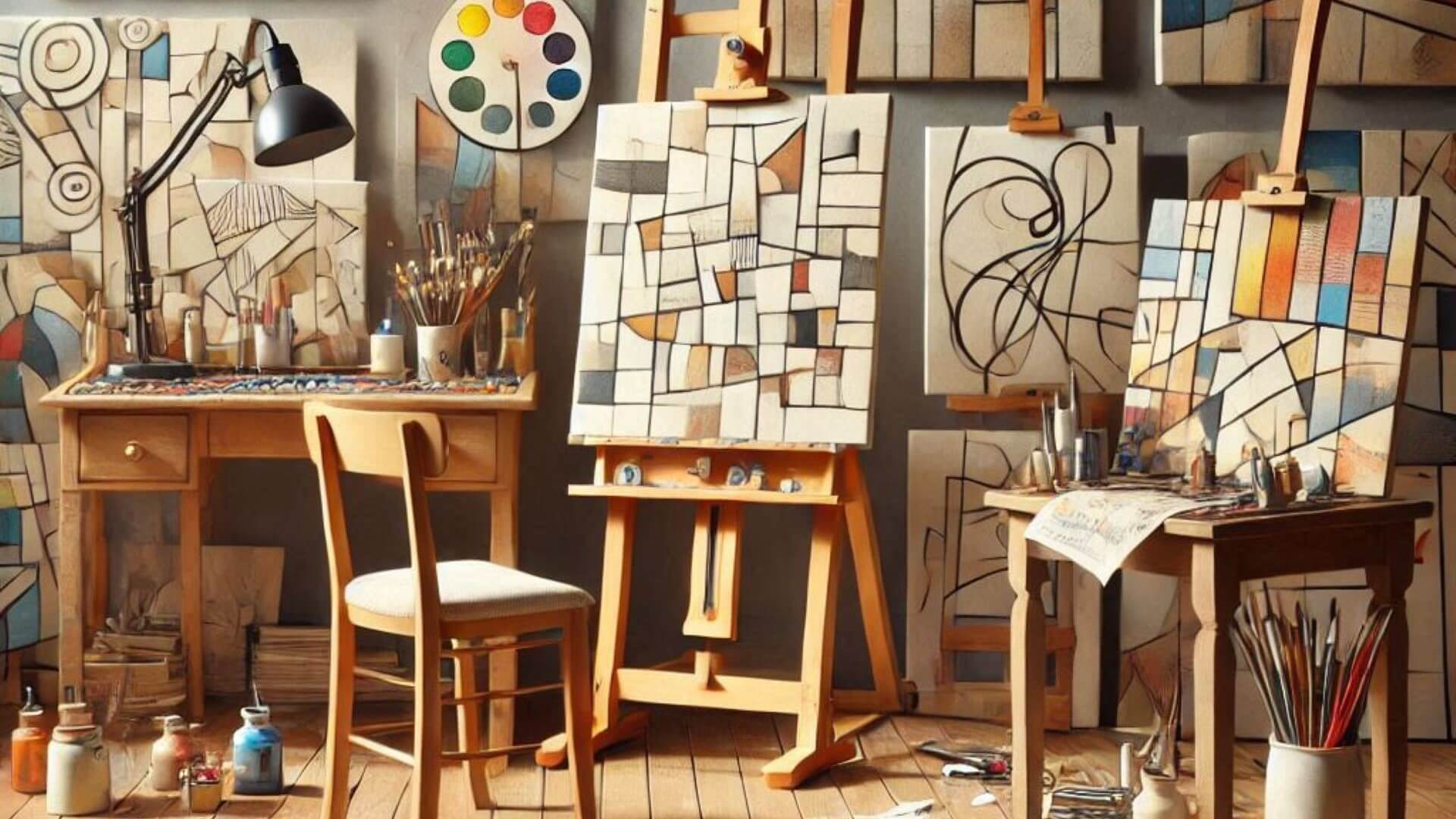 Estudio de pintor.