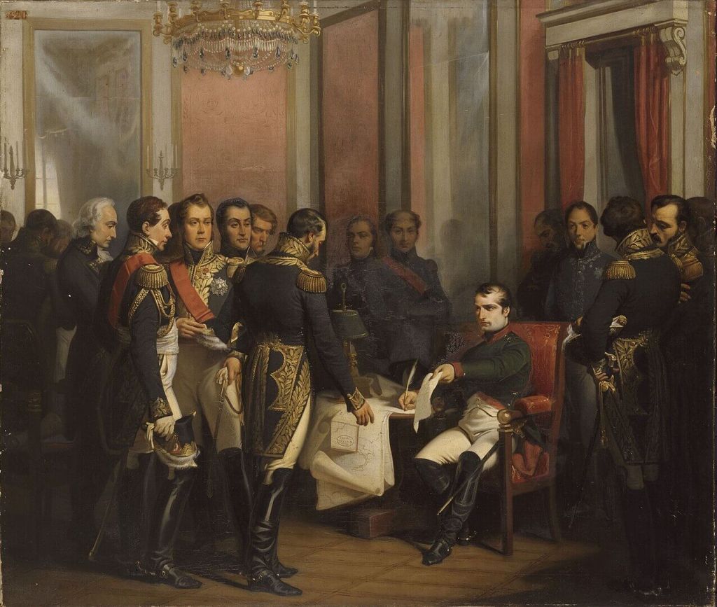 El Tratado de Fontainebleu (27 de octubre de 1807) permitía el paso de las tropas francesas por territorio español para invadir Portugal. El objetivo último de Bonaparte era hacerse con España.