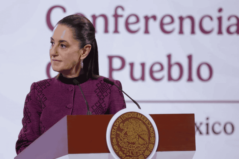 Claudia Sheinbaum, durante su conferencia matutina desde Palacio Nacional. SUN / F. Rojas Claudia Sheinbaum, durante su conferencia matutina desde Palacio Nacional. SUN / F. Rojas