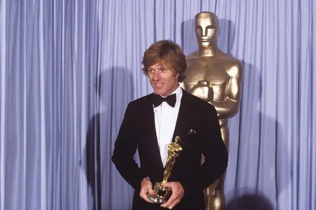 Redford con el Oscar por Ordinary People.