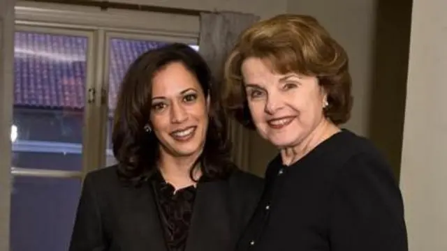 Kamala Harris y Dianne Feinstein en 2008