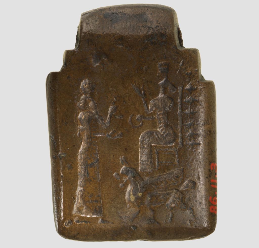 Amuleto de bronce con representación de Ishtar
