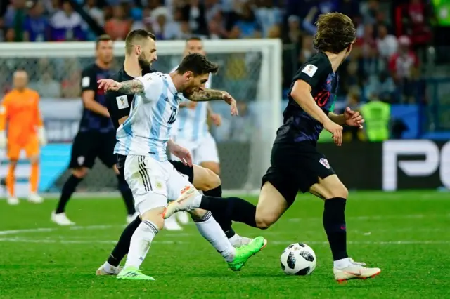 Argentina - Croacia en 2018