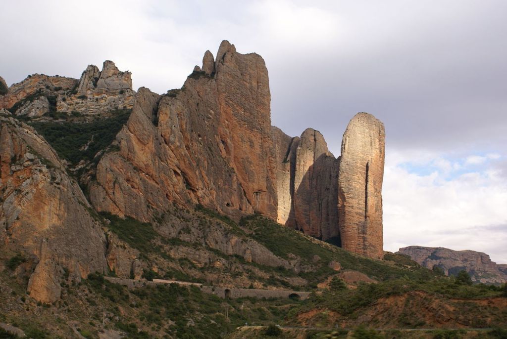 Formación geológica de los mallos oscenses