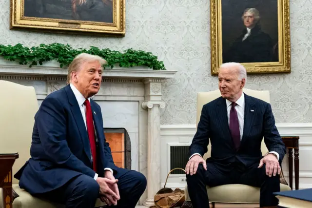 Trump y Joe Biden