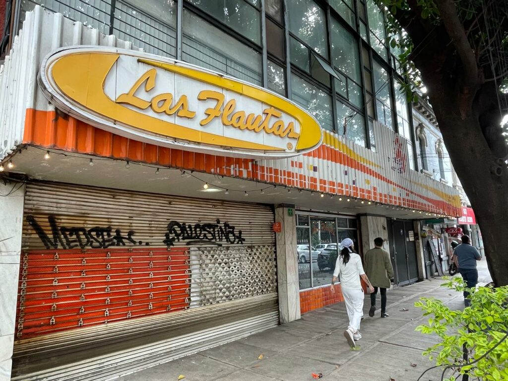 Restaurante las flautas gentrificación CDMX