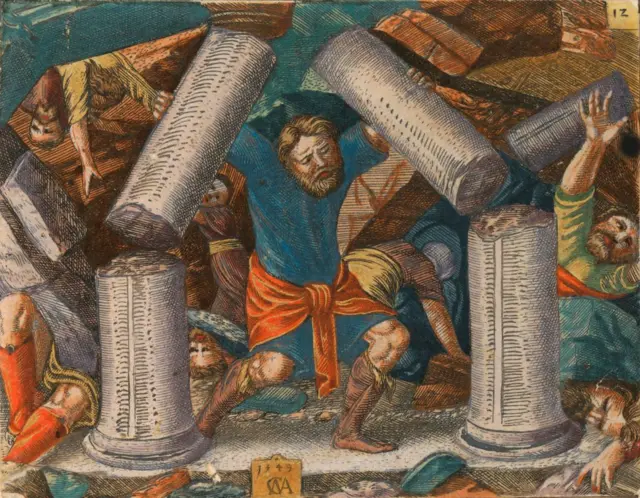 Sansón tumbando el templo
