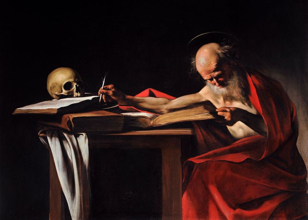 San Jerónimo escribiendo