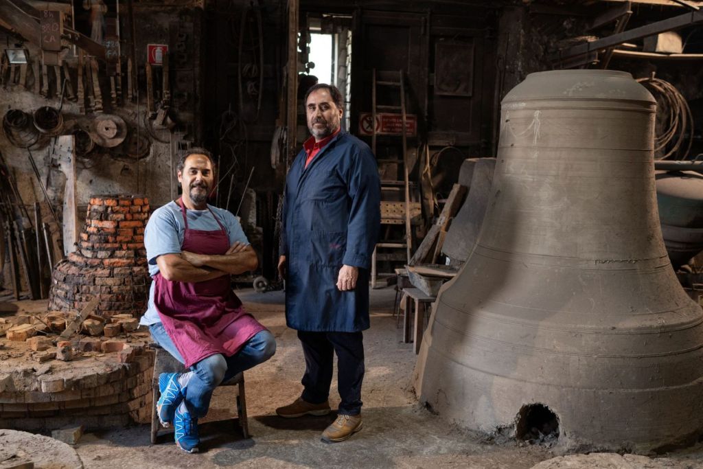 Taller de fundición de campanas de la empresa italiana Fonderia Marinelli