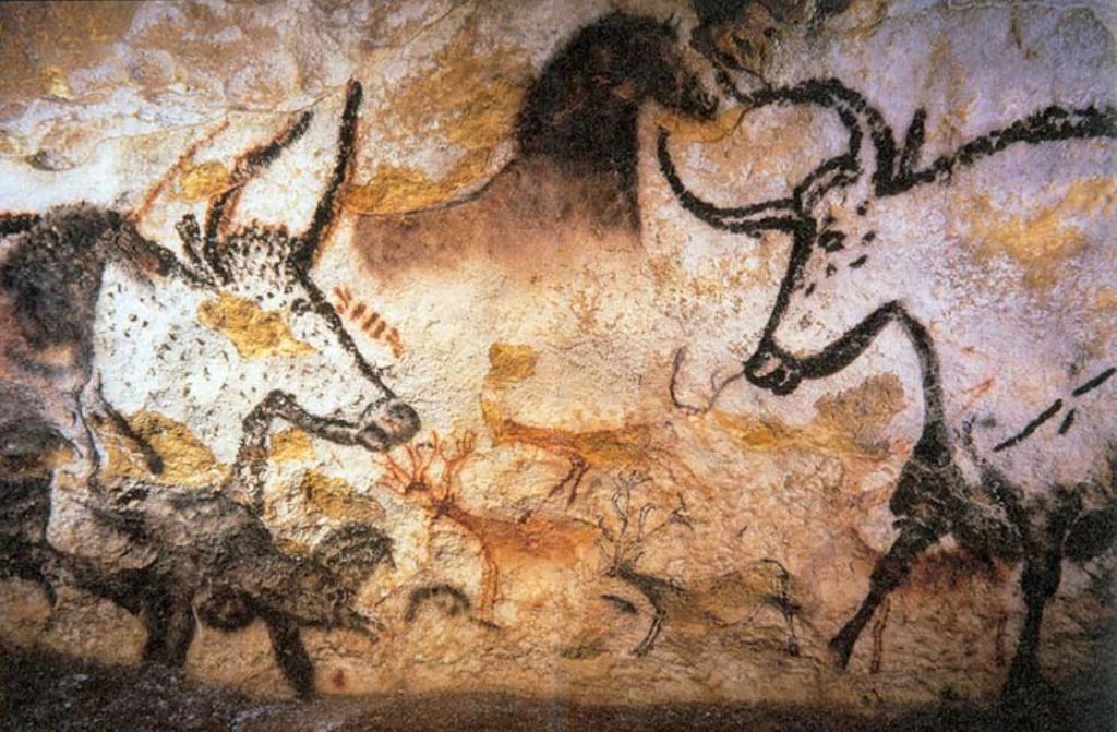 Uros en el arte rupestre de la cueva de Lascaux