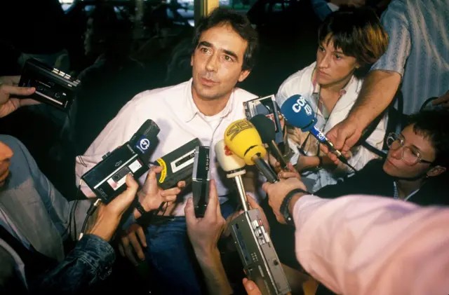 Joan Manuel Serrat antes de viajar a Chile