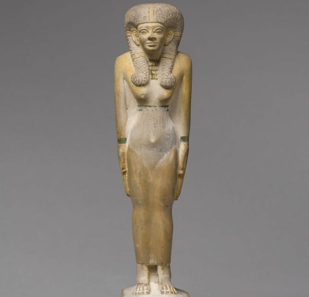 Estatuilla con inscripción de la reina Ahhotep