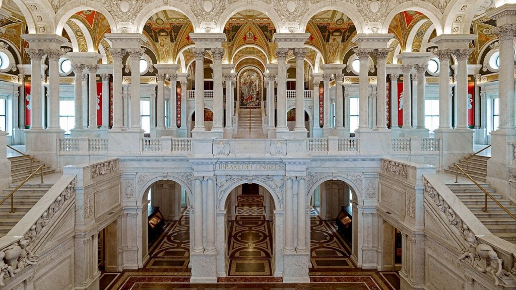 Library of Congress, entrada, biblioteca más grande del mundo