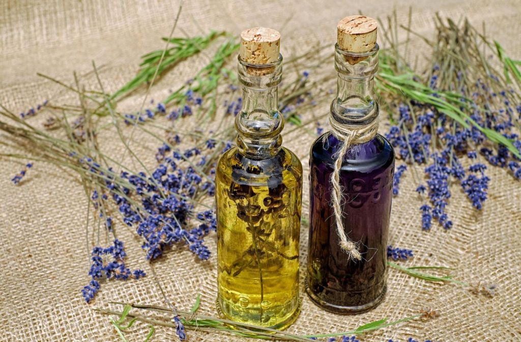 Aceites y lavanda