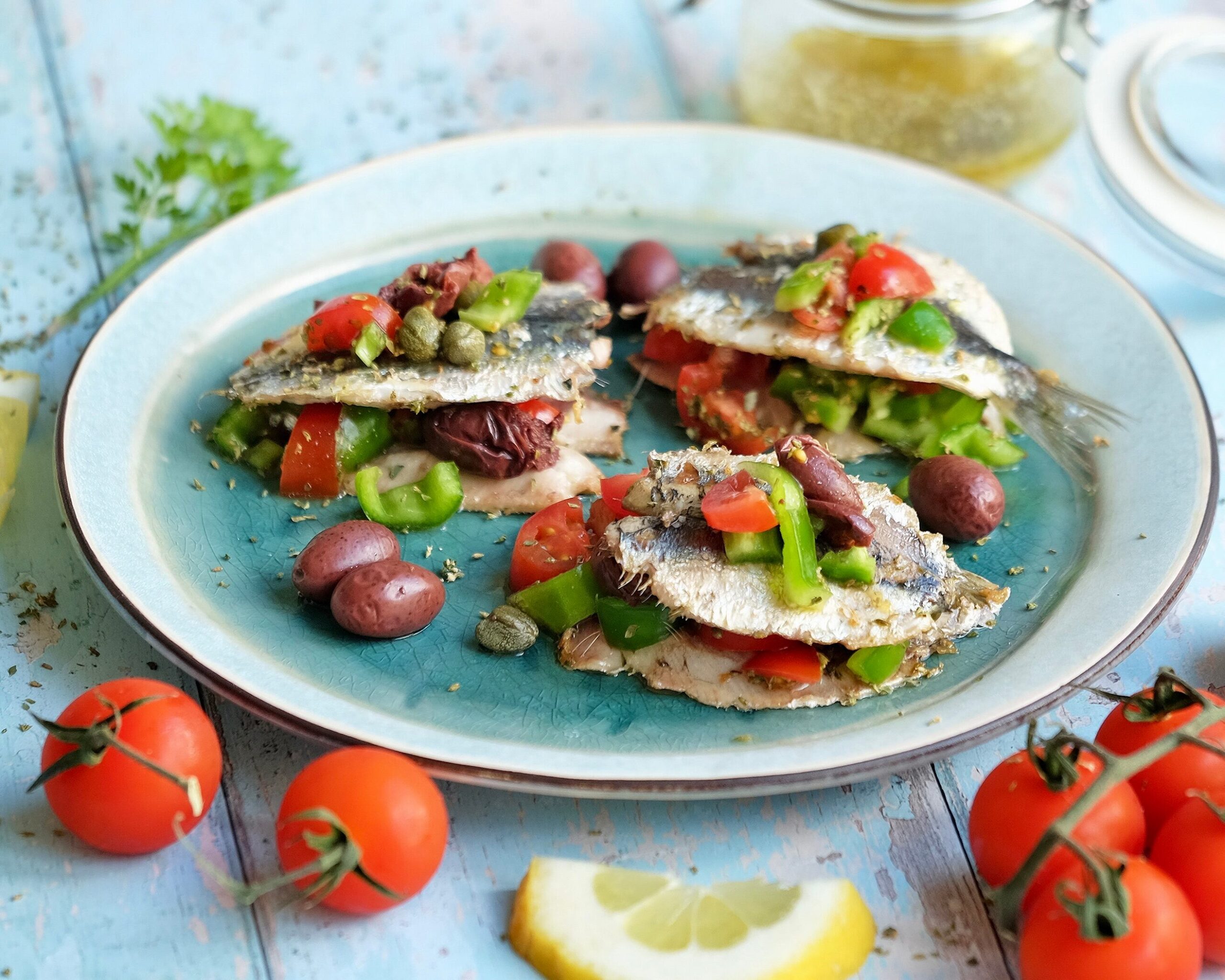 Sardinas a la griega para el verano