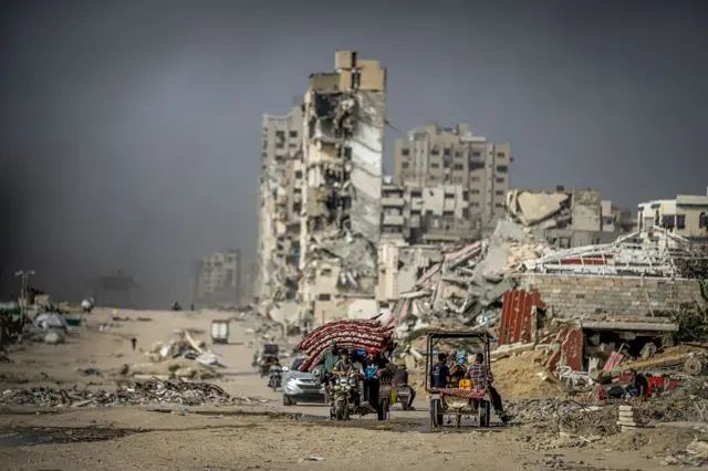Personas en Gaza