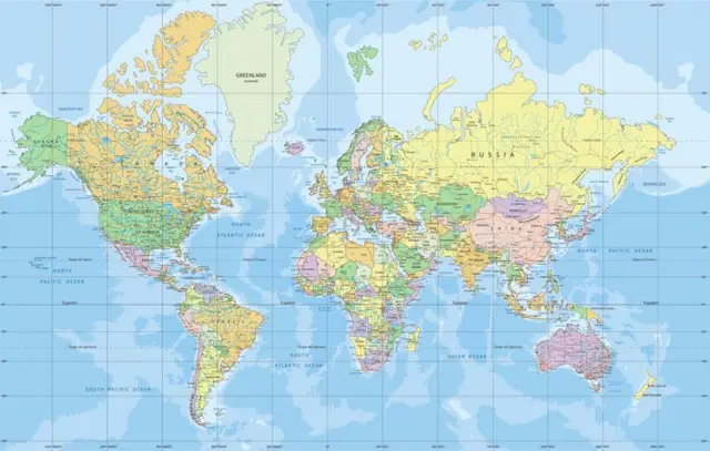 Mapamundi de Mercator