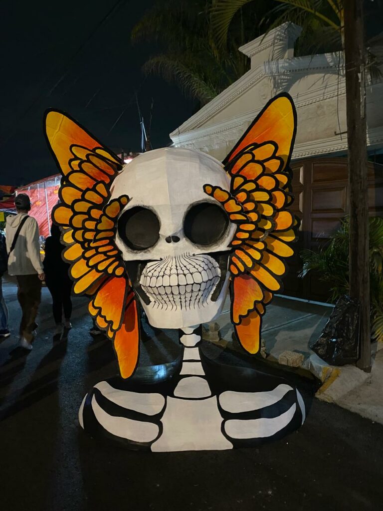 Calaveras gigantes de Tláhuac