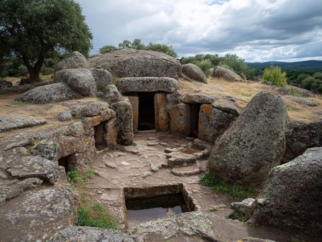 Recreación ficticia de una domus de janas