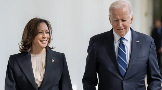 Kamala Harris y Joe Biden