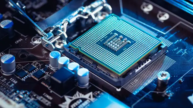 Interior de una computadora