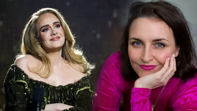 La cantante Adele y Laura