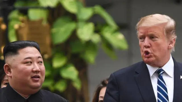 Kim Jong Un y Donald Trump