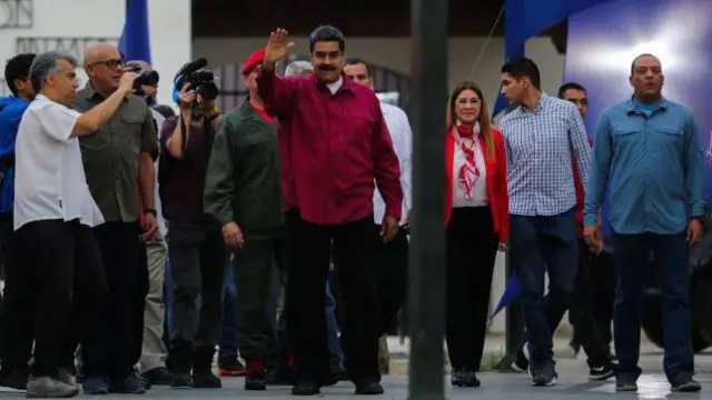 Nicolás Maduro en las elecciones de 2018