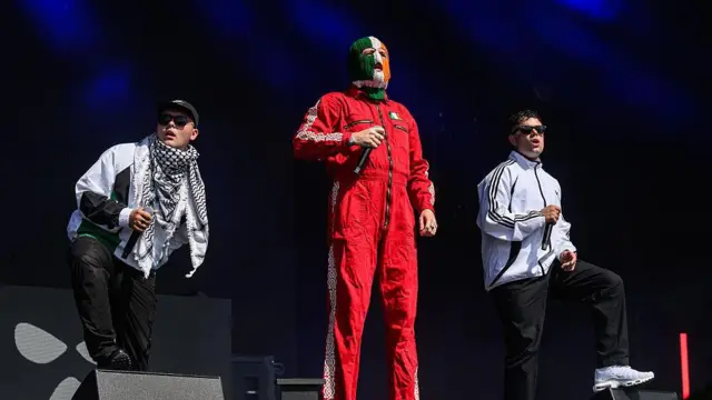 Kneecap en Glastonbury.