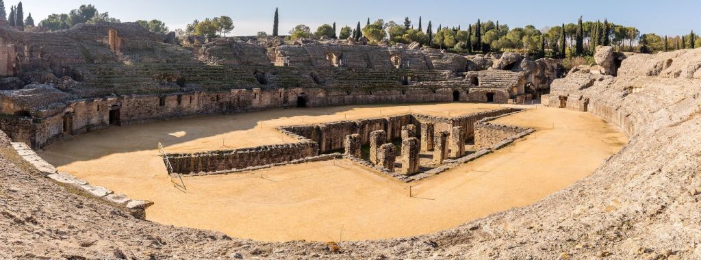 Arena del anfiteatro de Itálica