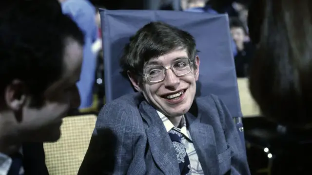 Stephen Hawking de joven.