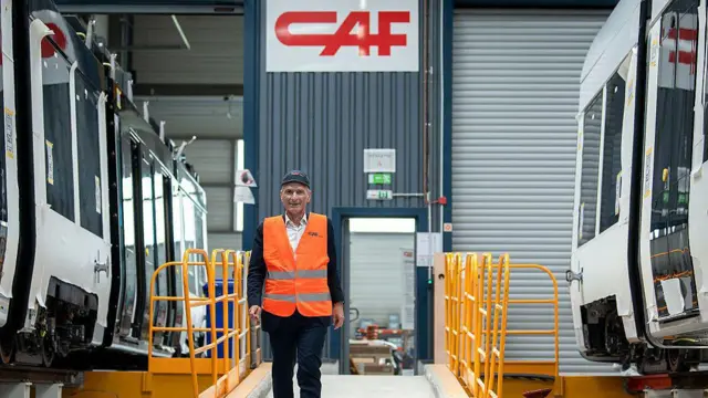 Alain Picard, director general del fabricante ferroviario CAF Francia, filial del grupo español CAF (Construcciones y Auxiliares de Ferrocarriles).