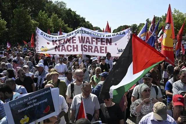 Manifestación propalestina en Alemania