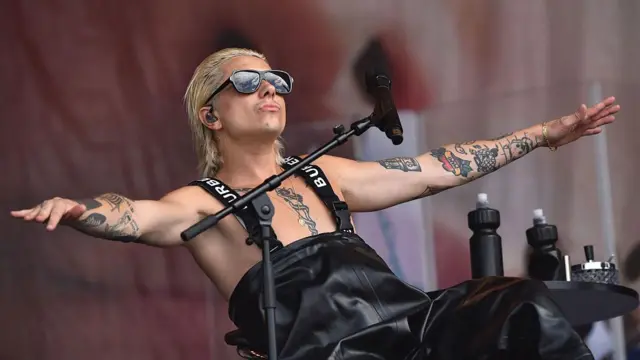 Paco Amoroso en el festival de Glastonbury 2025, Inglaterra.