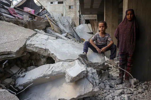 Niños palestinos