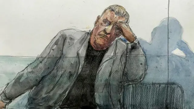 El retrato del acusado en el juicio.