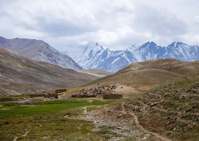 Vista del Himalaya desde Afganistán