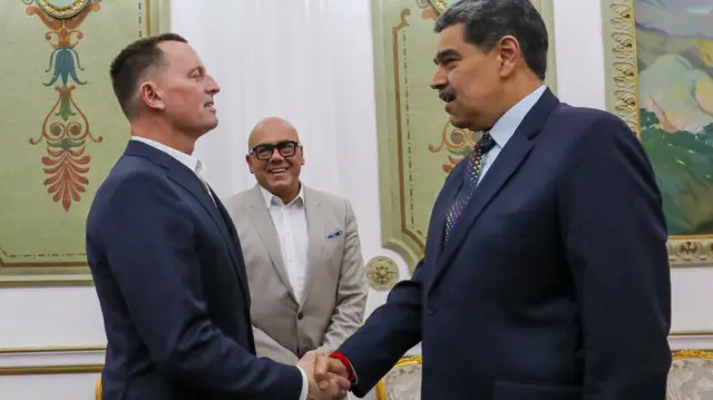 Richard Grenell y Maduro. 