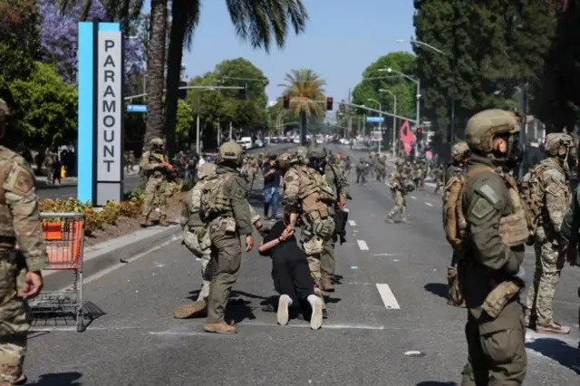 Las protestas en Los Ángeles han continuado durante casi una semana y se han realizado cientos de arrestos