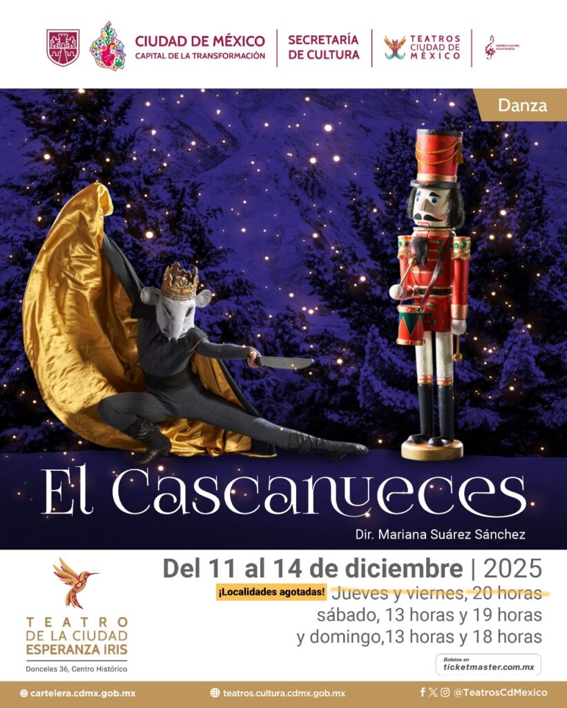 Vive el Cascanueces en el Teatro de la Ciudad Esperanza Iris.